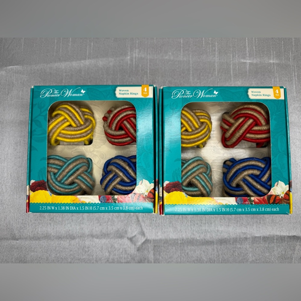 The Pioneer Woman Wrapped Braid Napkin rings